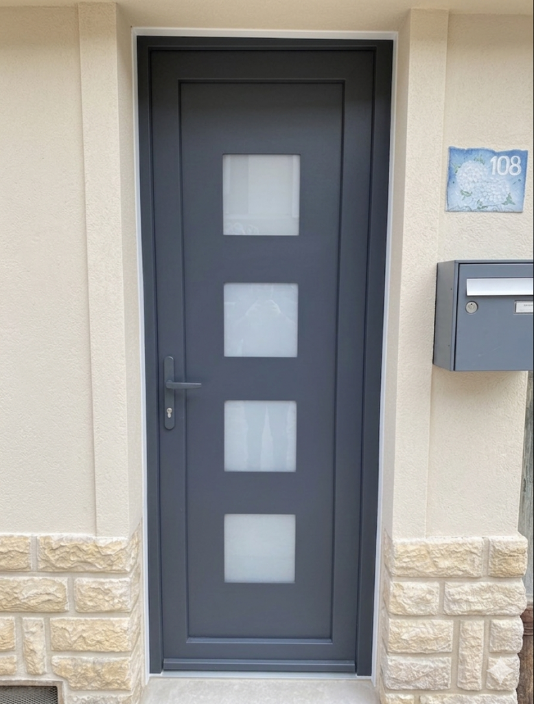 installation porte d'entrée