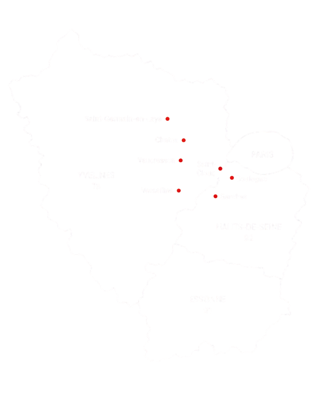carte zones d'intervention